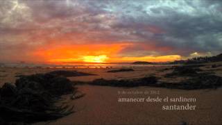 Amanecer desde El Sardinero (Time Lapse HD)