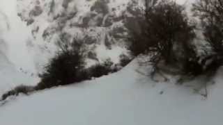 En esqus de travesa por los Picos de Europa