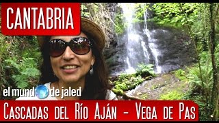 Espectaculares cascadas en el cañón del RÍO AJÁN en VEGA DE PAS | CANTABRIA