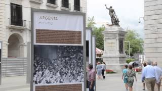 Exposicin Atalfo Argenta en la Plaza Porticada de Santander
