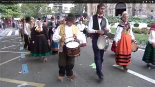 Folclore de Cantabria en La Fiesta del Pilar 2013 Ofrenda de Flores