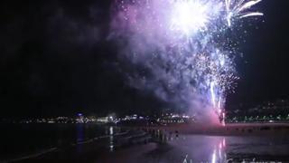 Fuegos Artificiales Fiestas de Santiago Santander 2014
