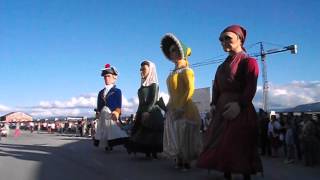 Las Gigantillas en el Pre-Mundial de Vela de Santander. Jota de Laureles