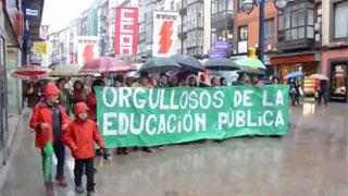 Huelga General de Educacin en Cantabria (Manifestacin)