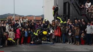 Los Bomberos de Santander ensean sus instalaciones