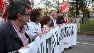 Manifestacin en Maliao "Por el empleo y la cohesin social"