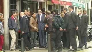 Mariano Rajoy paseando por Santander