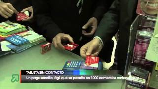 Pago con tarjeta NFC, sin contacto