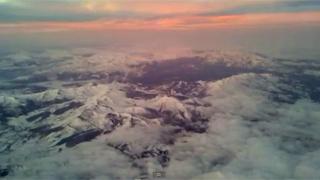 Picos de Cantabria vistos desde un avin