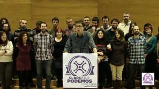 Presentacin Claro Que Podemos Cantabria en Santander