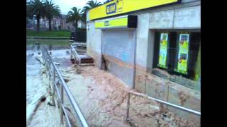 Primeras horas tras la Inundacin Del Sardinero 2014