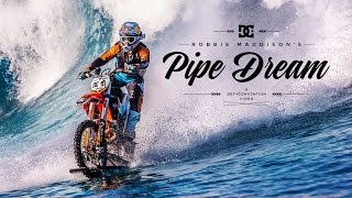 Robbie Maddison surfea con su moto en Tahit