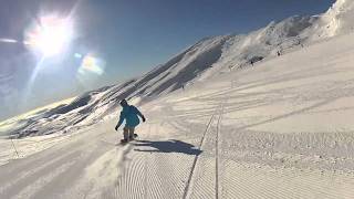 Sol y nieve polvo en Alto Campoo