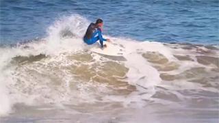 Surf en Berria con Ruben Abelenda