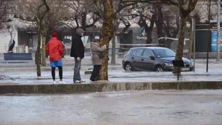 El temporal golpea con fuerza Santander